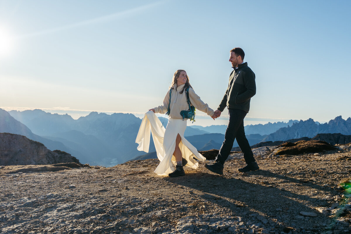 Cadini di Misurina Sunrise Elopement -41