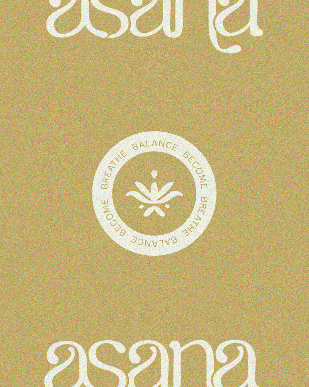 Serene logo design for a spiritual and mindfulness retreat yoga brand designer
