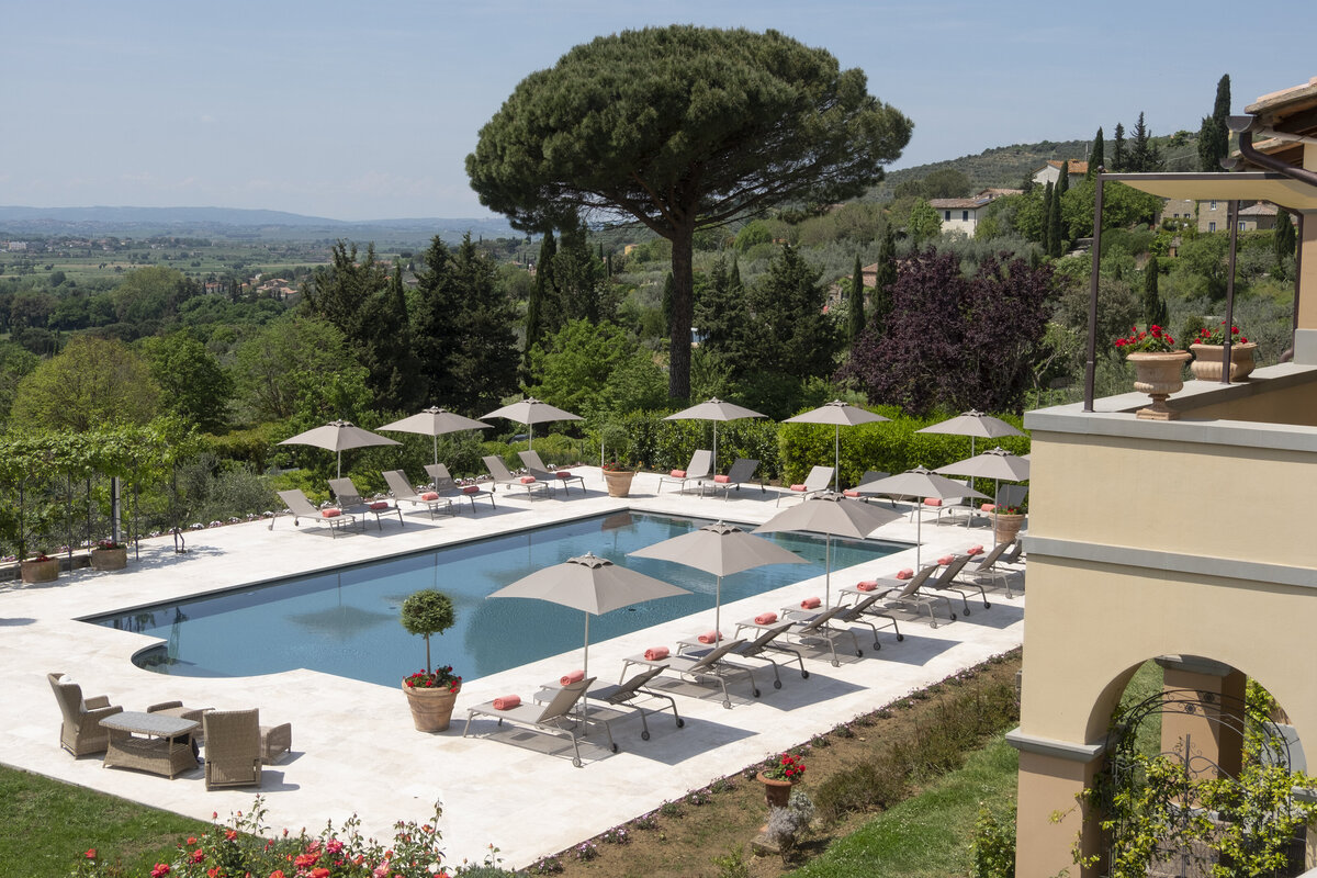 Waterstone - Il Falconiere - Cortona - Luxury Boutique Hotel - Swimmingpool 5