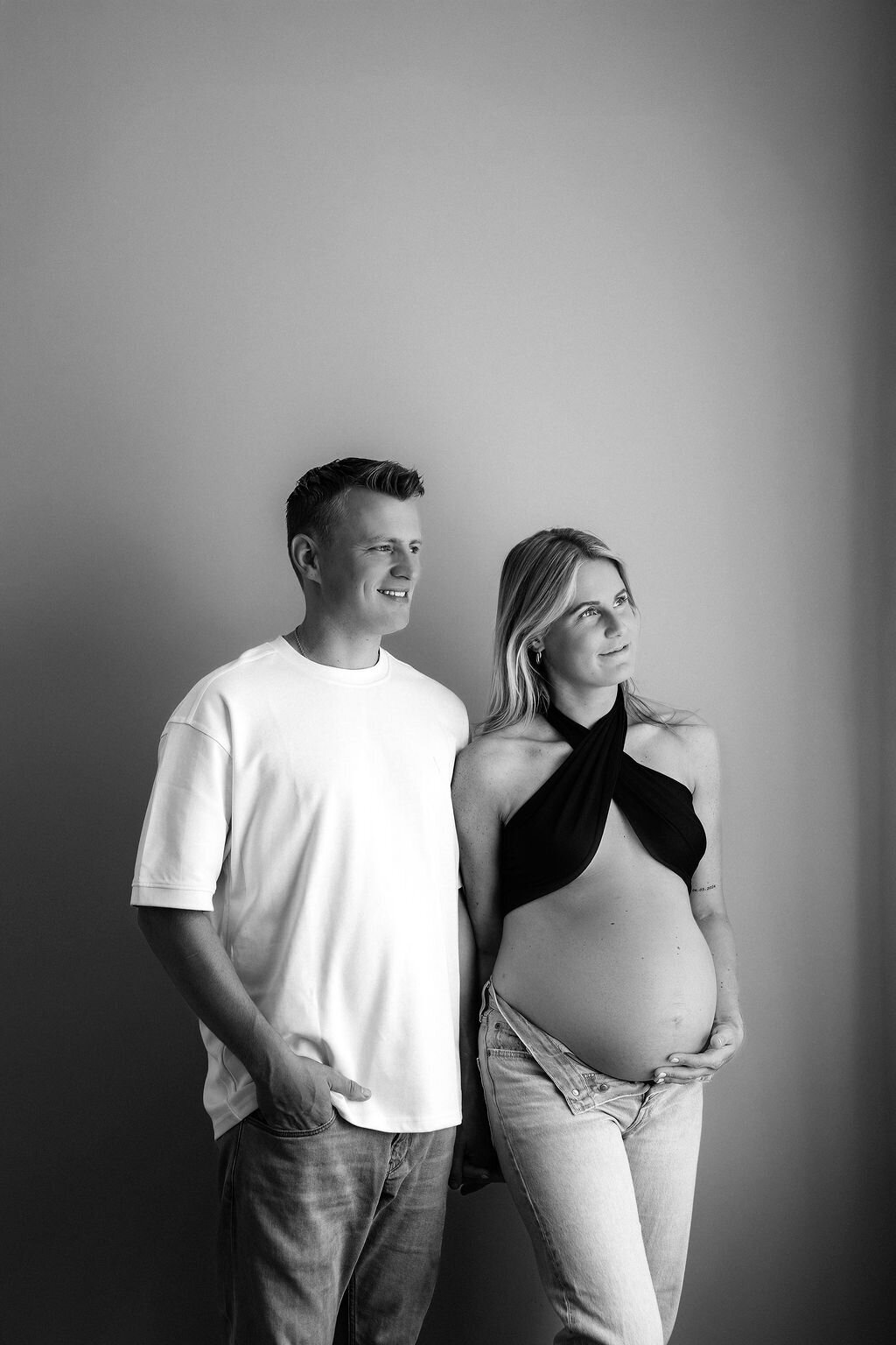 Zwangerschapsshoot in Amsterdam Atelier Oost