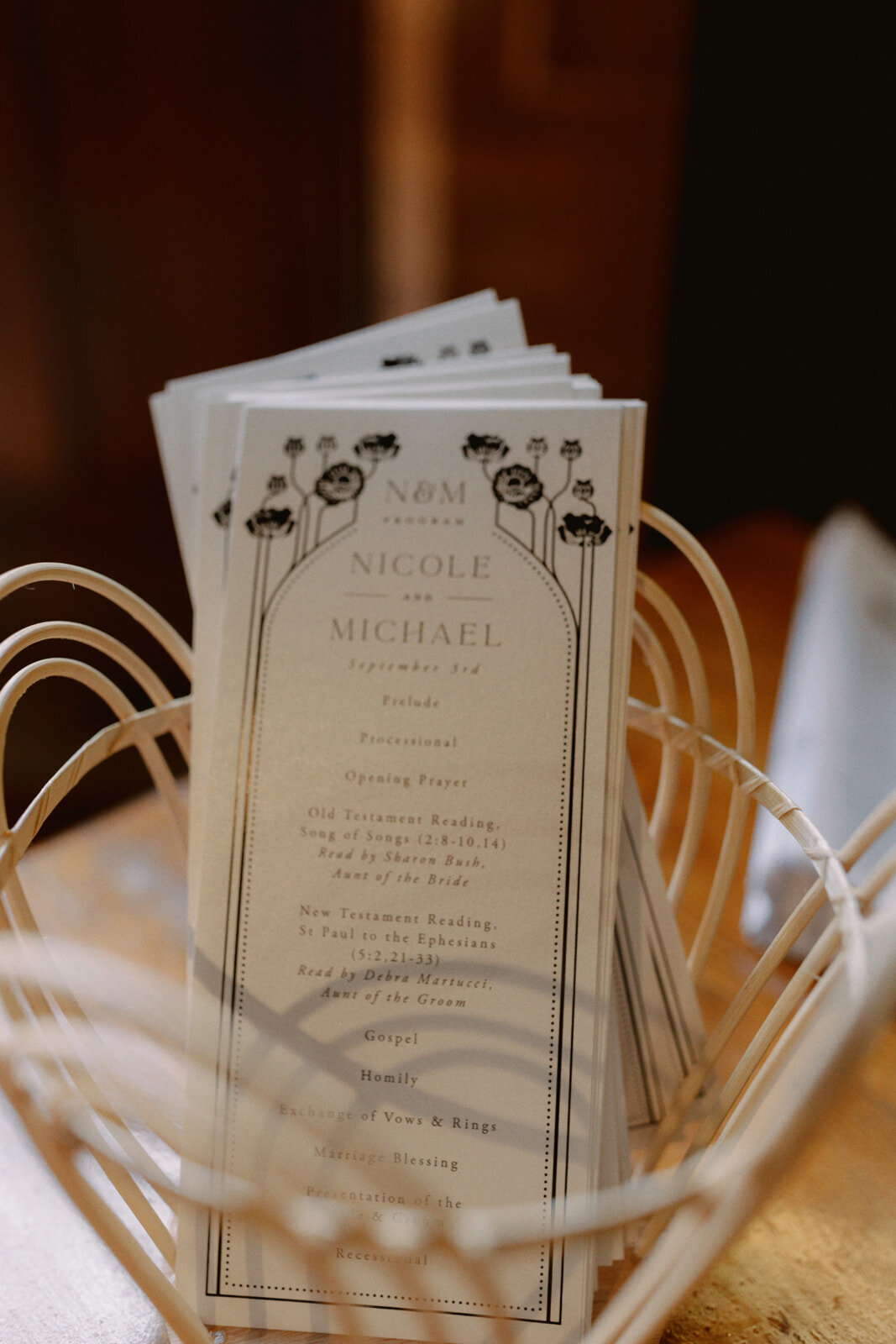 art-nuveau-wedding-programs