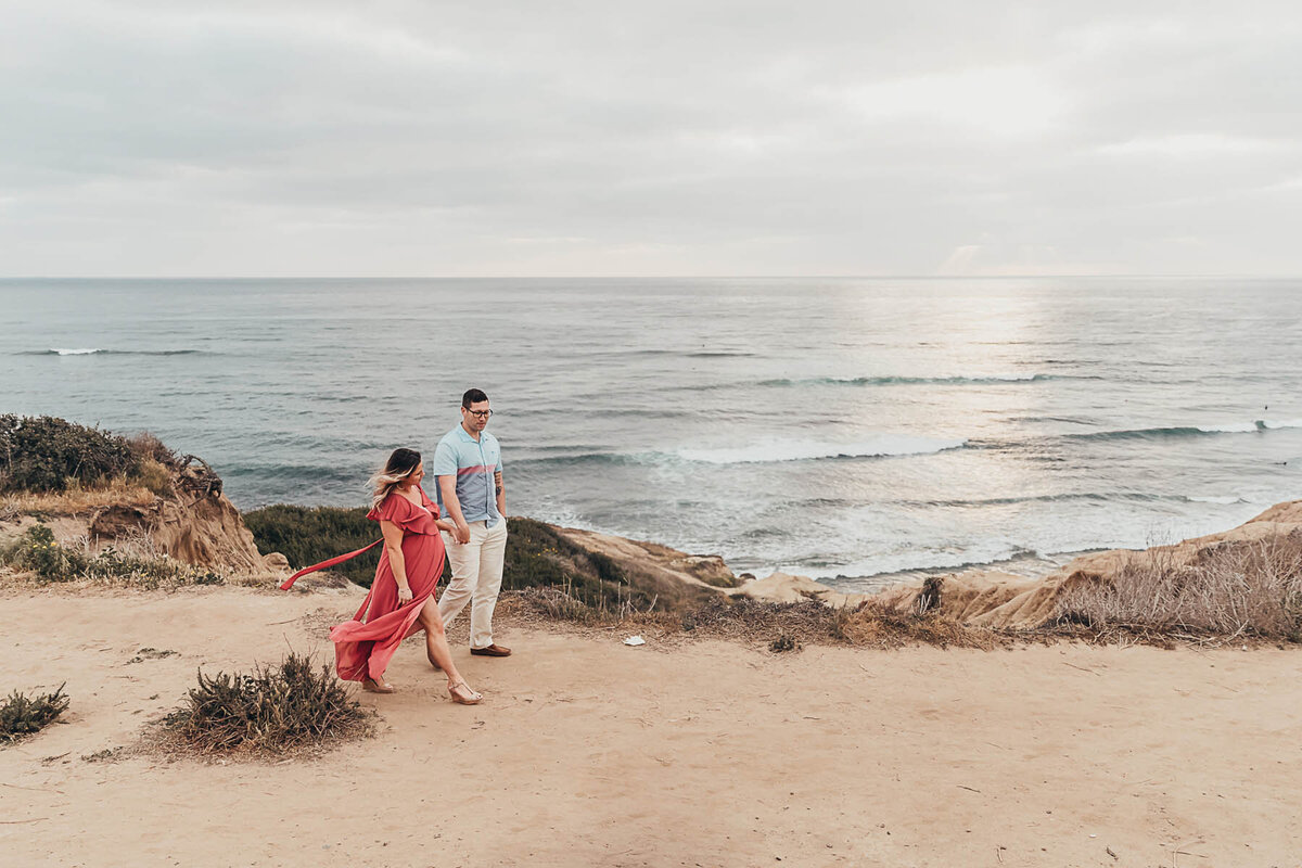 San Diego Maternity Photographer SUnset Cliffs Point Loma Christine Dammann -2