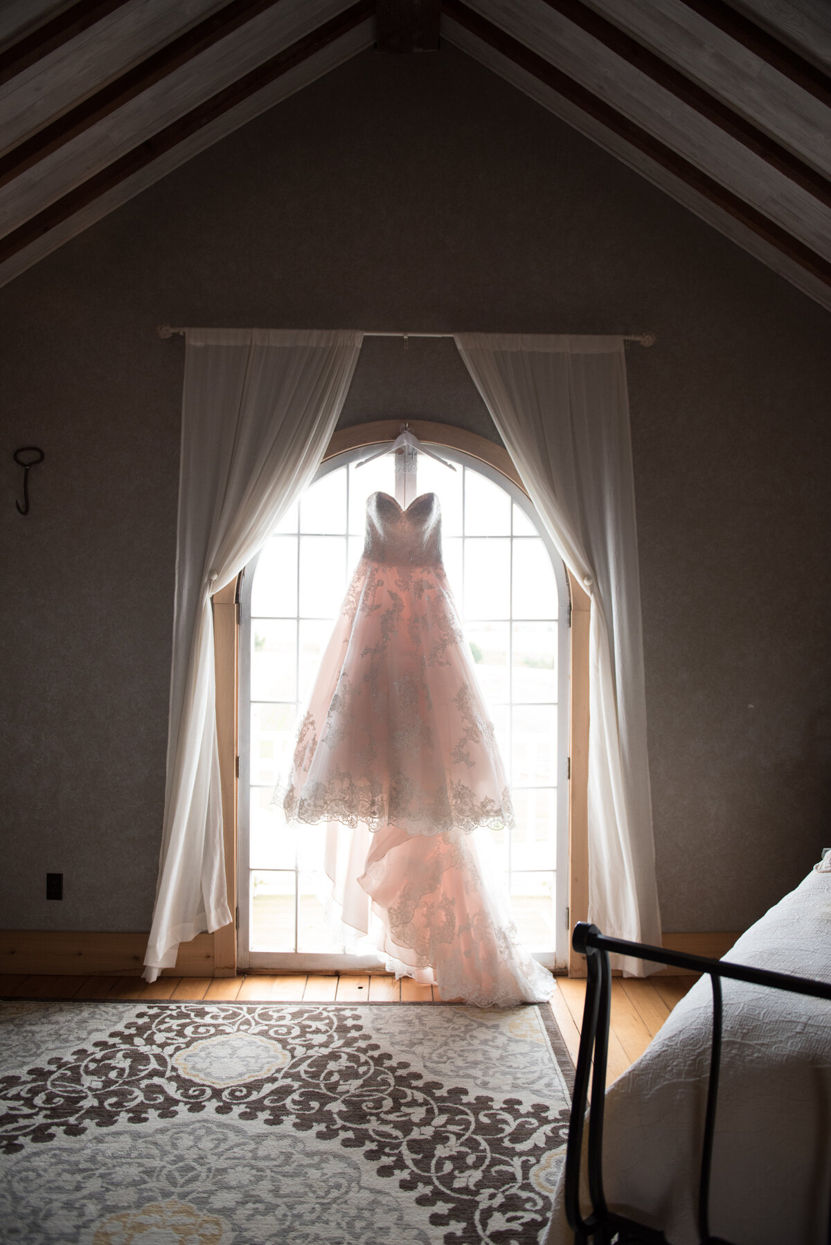 the dress in a window | getting ready | details | Minnesota