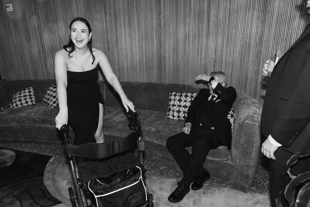 Couple in black taken by film wedding photographer