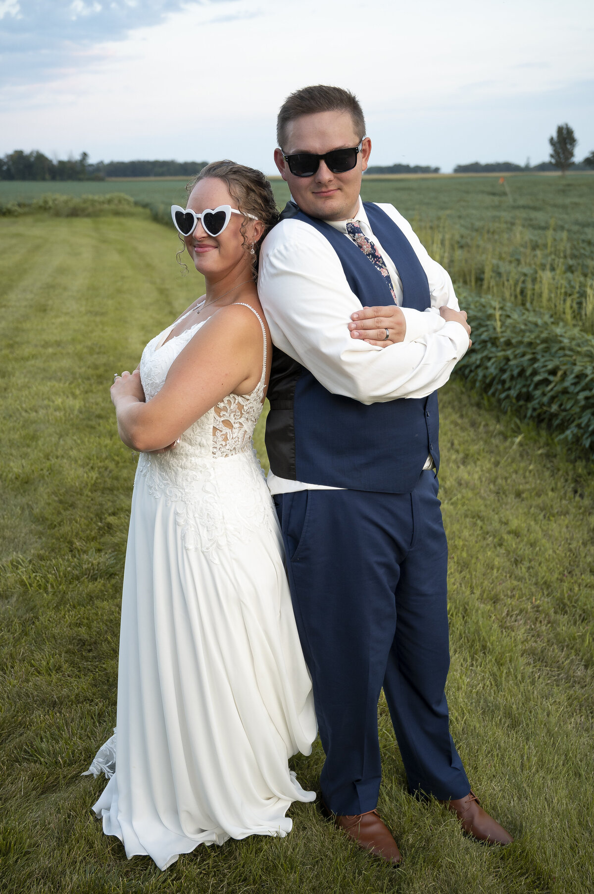 Couple dancing their first dance