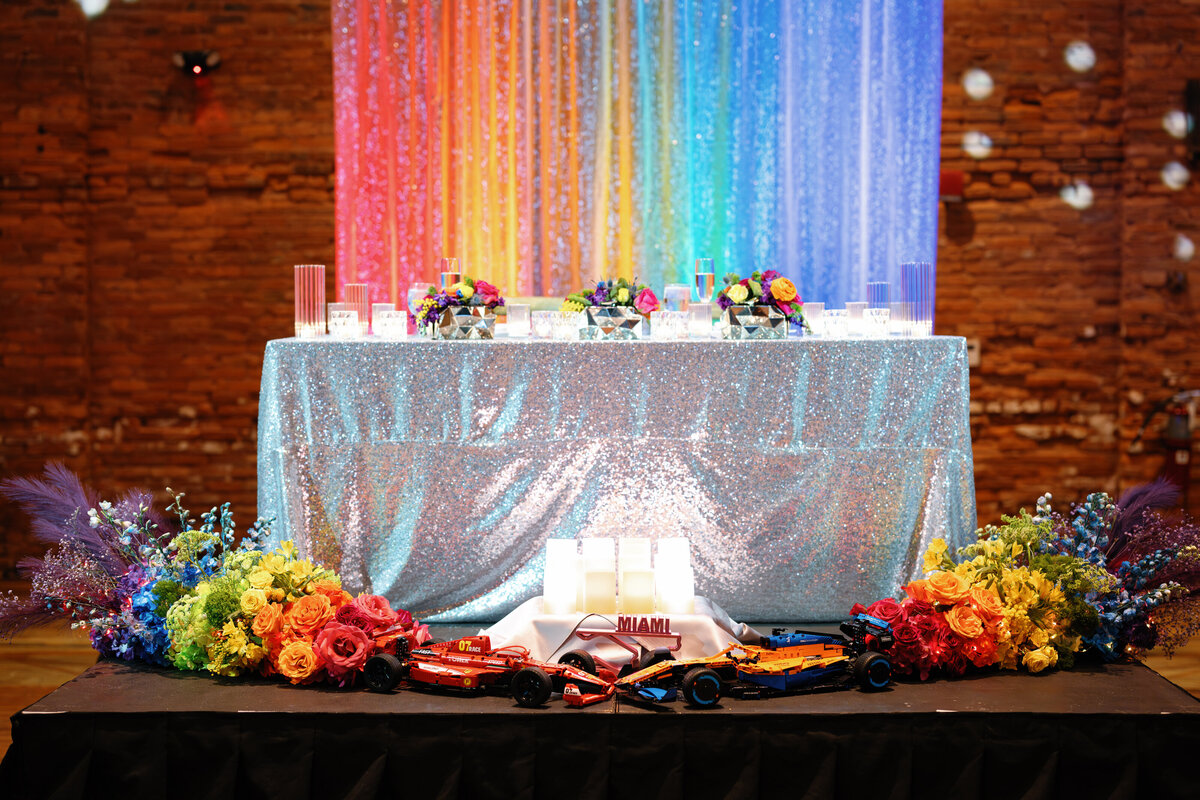 35 - Armature Works The Gathering Wedding Sweetheart Table - Tampa Wedding Planner