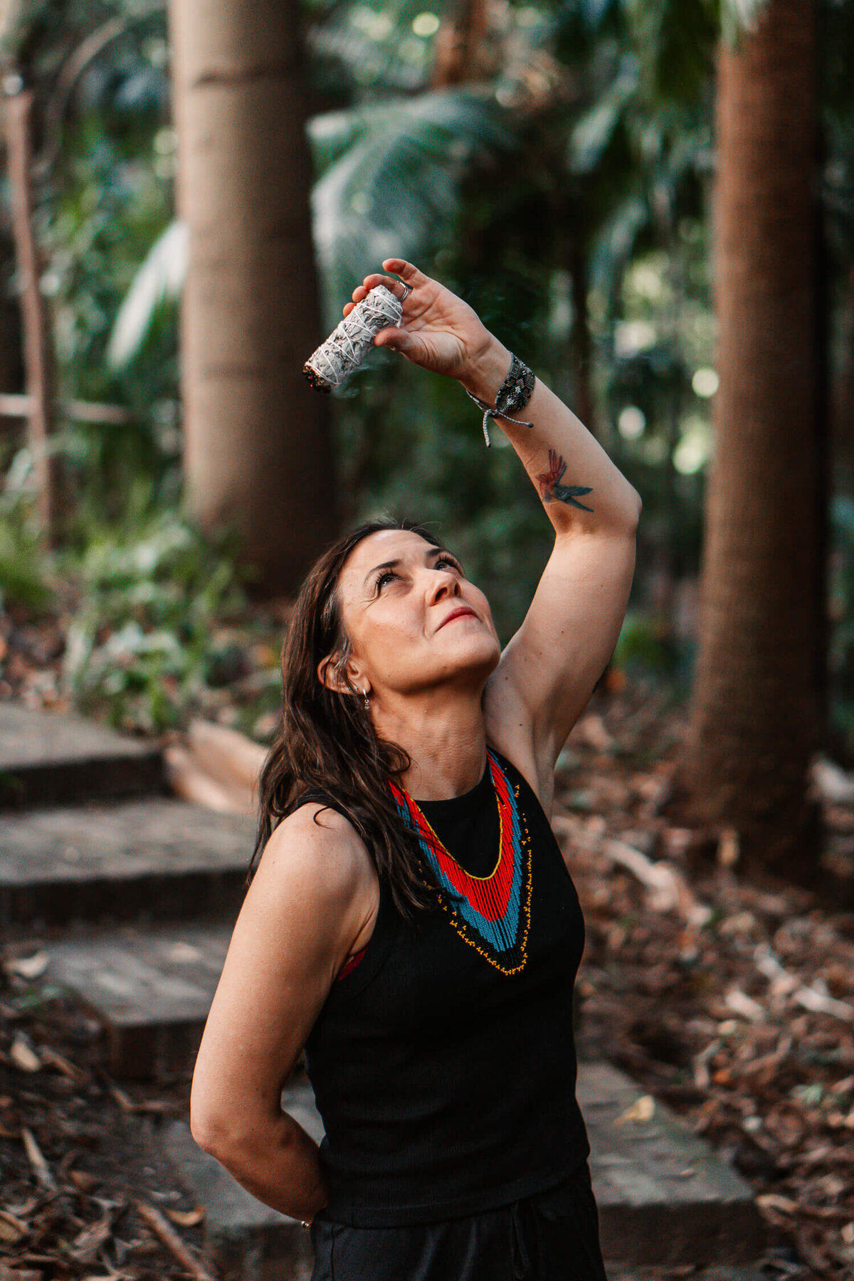 12- forest spiritual yoga photos Emma yogaroo Australia