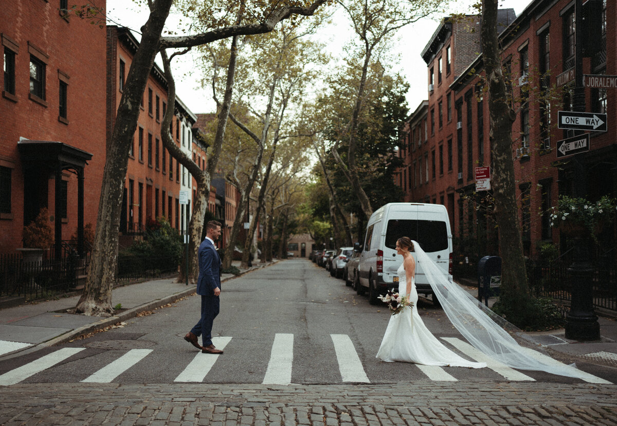 Intimate Wedding in Downtown Brooklyn by Vivian Fox Photography, Timeless Wedding Photographer based in New York City, NY. 