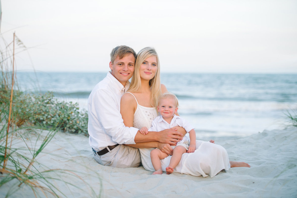 Family Beach Photography Session in Garden City, SC