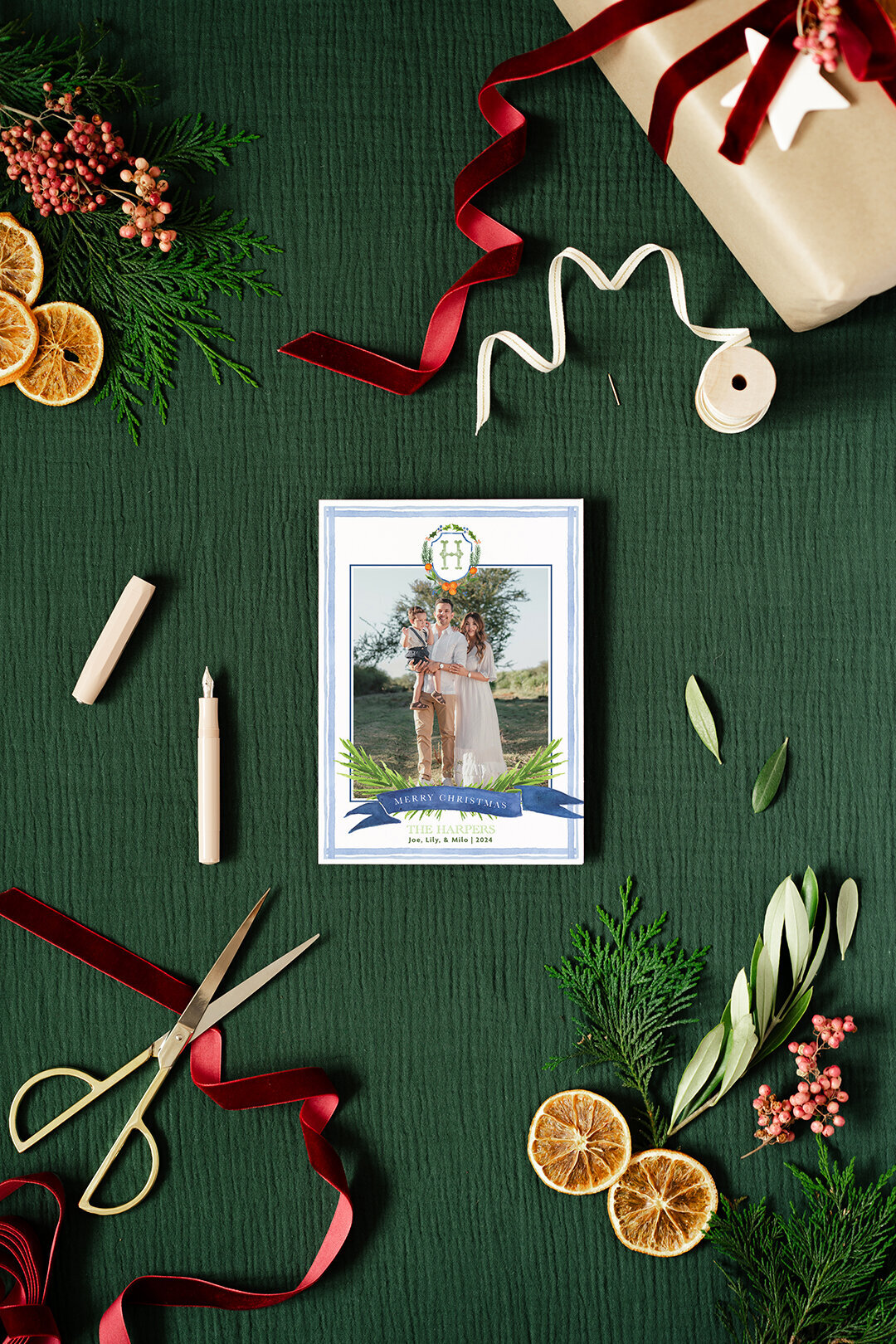 Yuletide Collection - Citrus Monogram