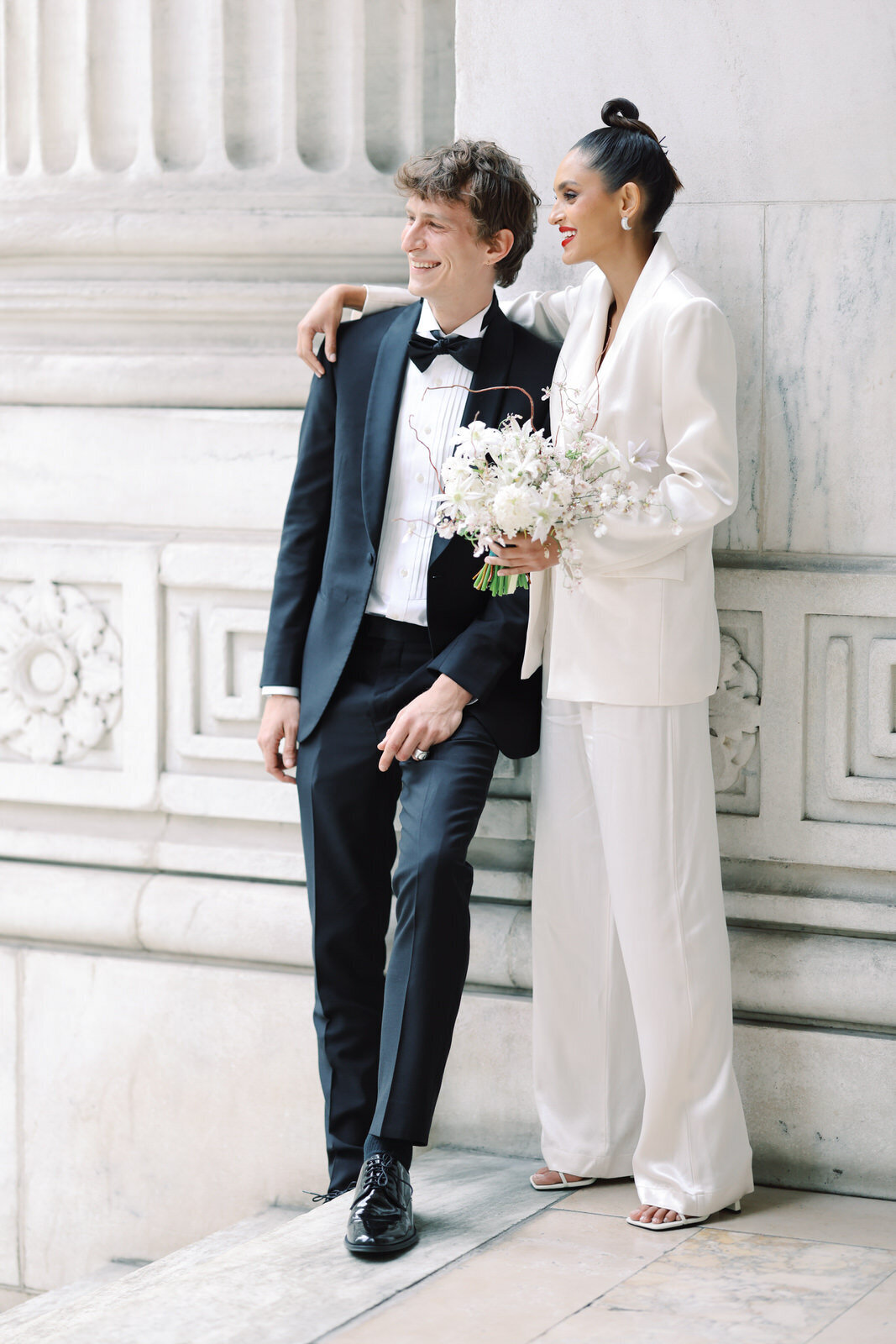 Luxe Film Wedding Photography at the New York City Public Library 16