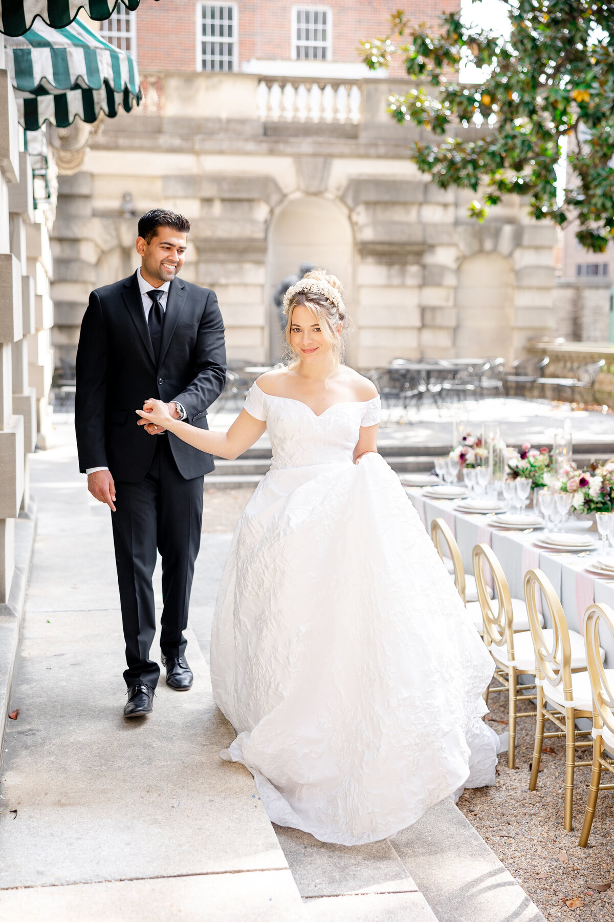 Larz Anderson House Wedding Luxury DC Wedding Day  - Haley Day Photo H+R-159