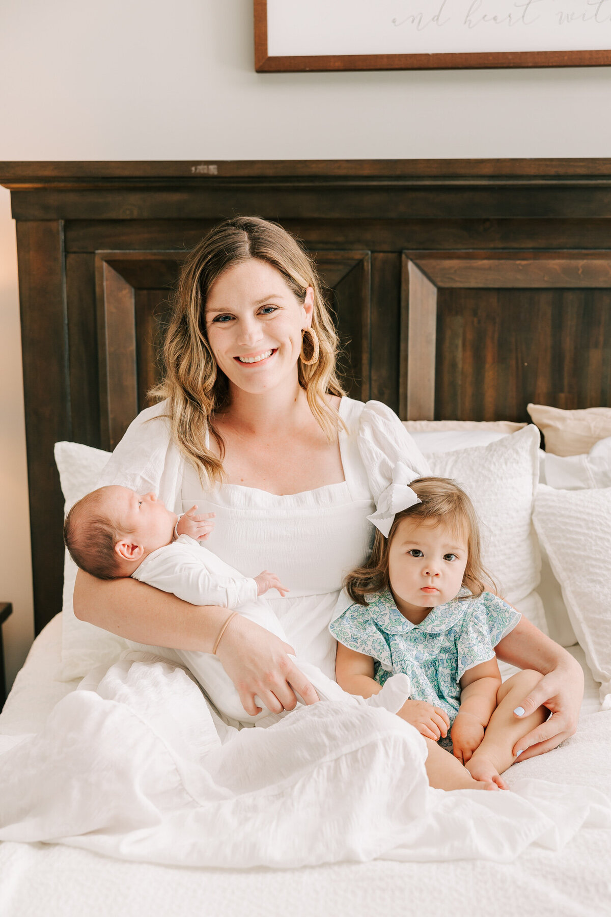 Mom and her youngest two sharing a snuggle during their session with molly berry photography