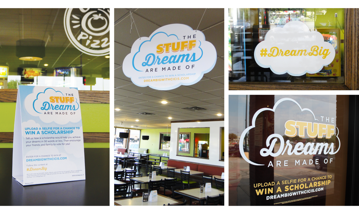 Cicis Pizza | Restaurant | Point of Purchase | Graphic Designer | Van Curen Creative