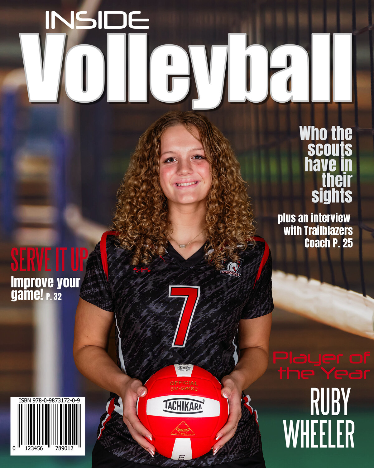 Magazine Cover Volleyball
