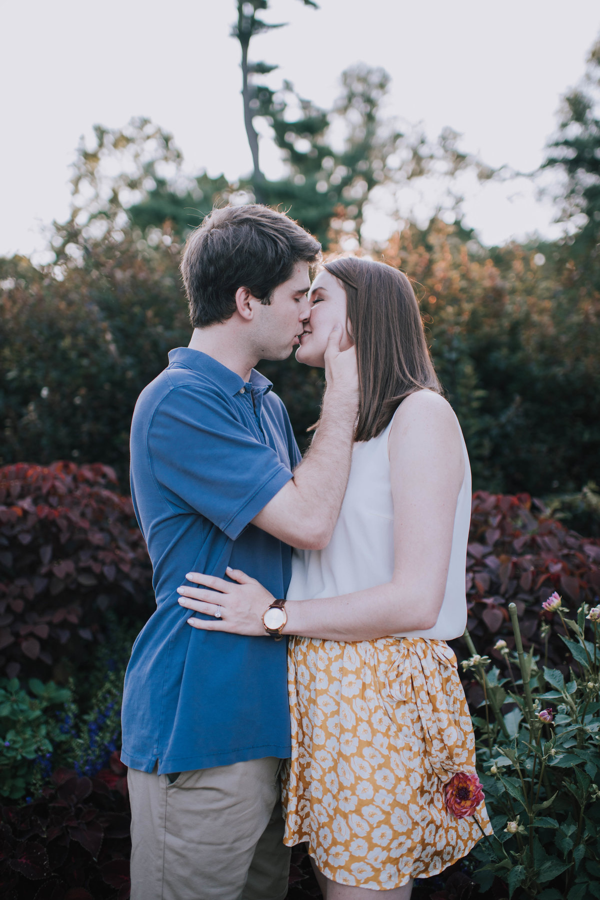 Longwood Gardens Engagement MLE Pictures-18