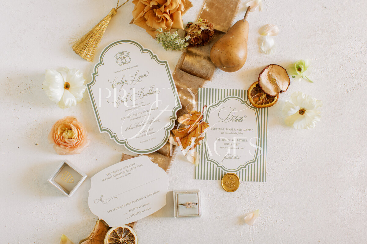 Pretty Stock Images - Fall Wedding Flat Lay-034