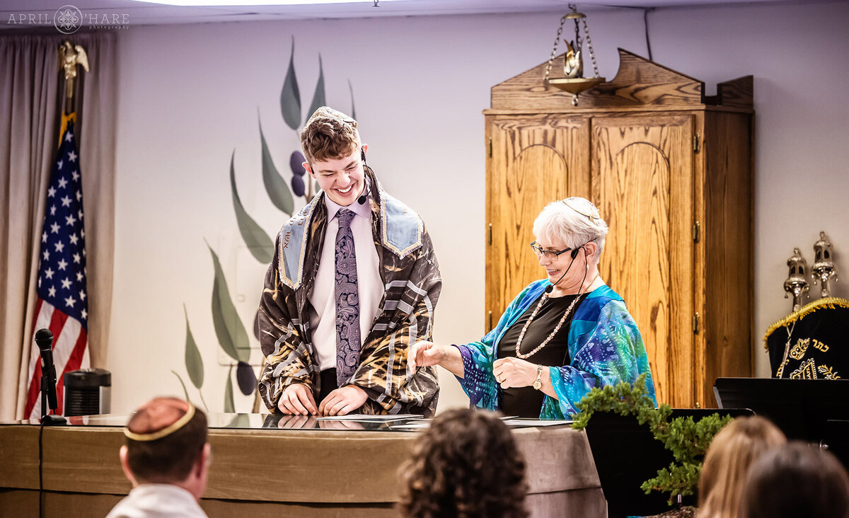 Bar Mitzvah Service at B'Nai Chaim Synagogue in Colorado