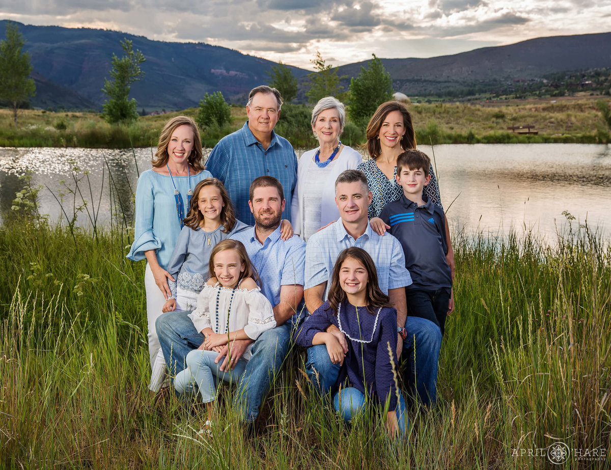 Family Photos in Eagle Colorado at Eagle River Nature Preserve
