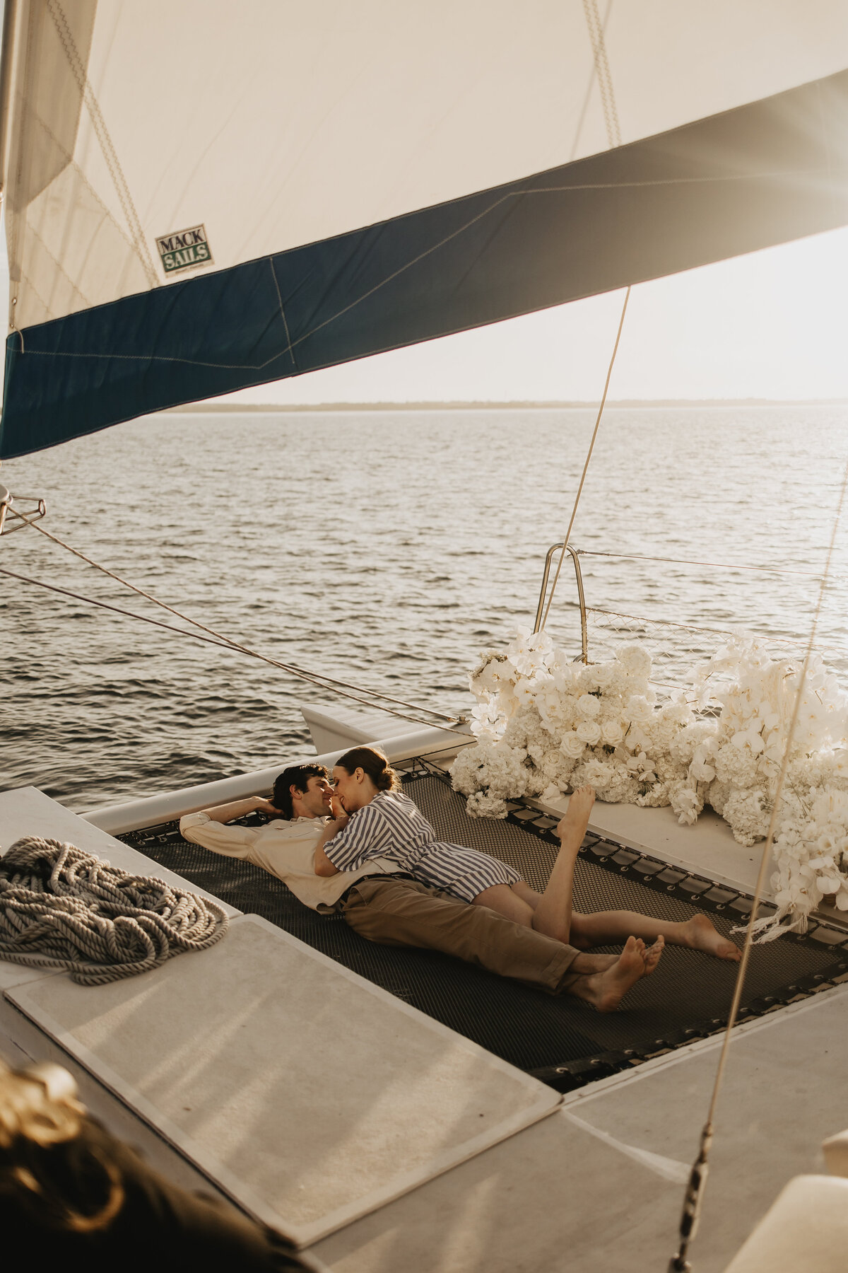 South Carolina Sailboat Sunset Proposal Engagement Photos - Charleston Wedding Photographer_-9
