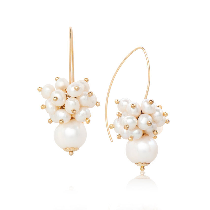 pearl-cluster-earrings-natural-pearl-vancouver-jewellery