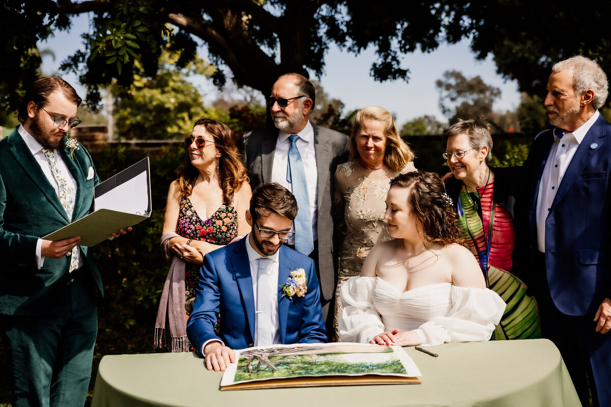 Archer Inspired Photography - Rachel and Alex Wedding - Rancho Los Cerritos Historic Site - Long Beach - Ketubah-17