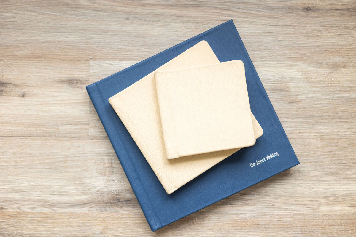 Wedding albums by Nashville wedding photographer, Liz Courtney