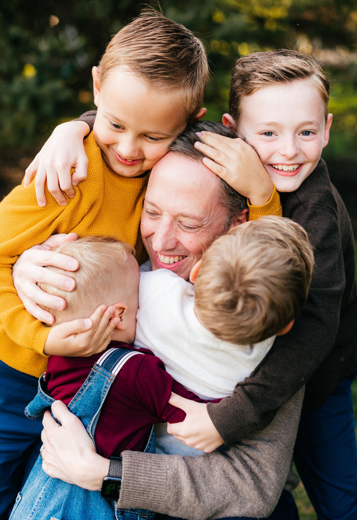 Hill Family At Home Outdoor Fall Session, Somerset NJ Photographer, Nichole Tippin Photography-59