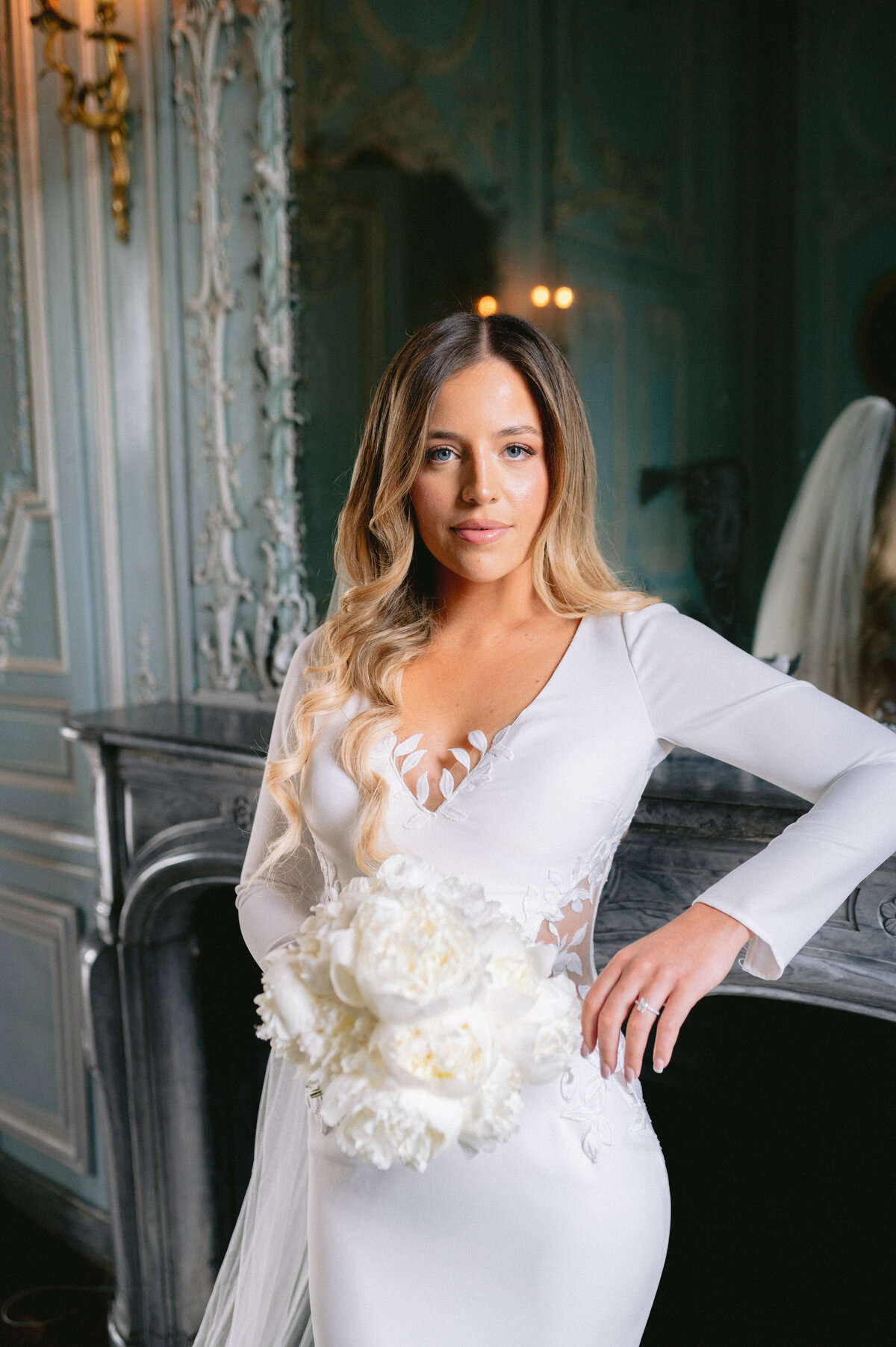Mariage château de Champlâtreux Paris Photographe mariée portrait