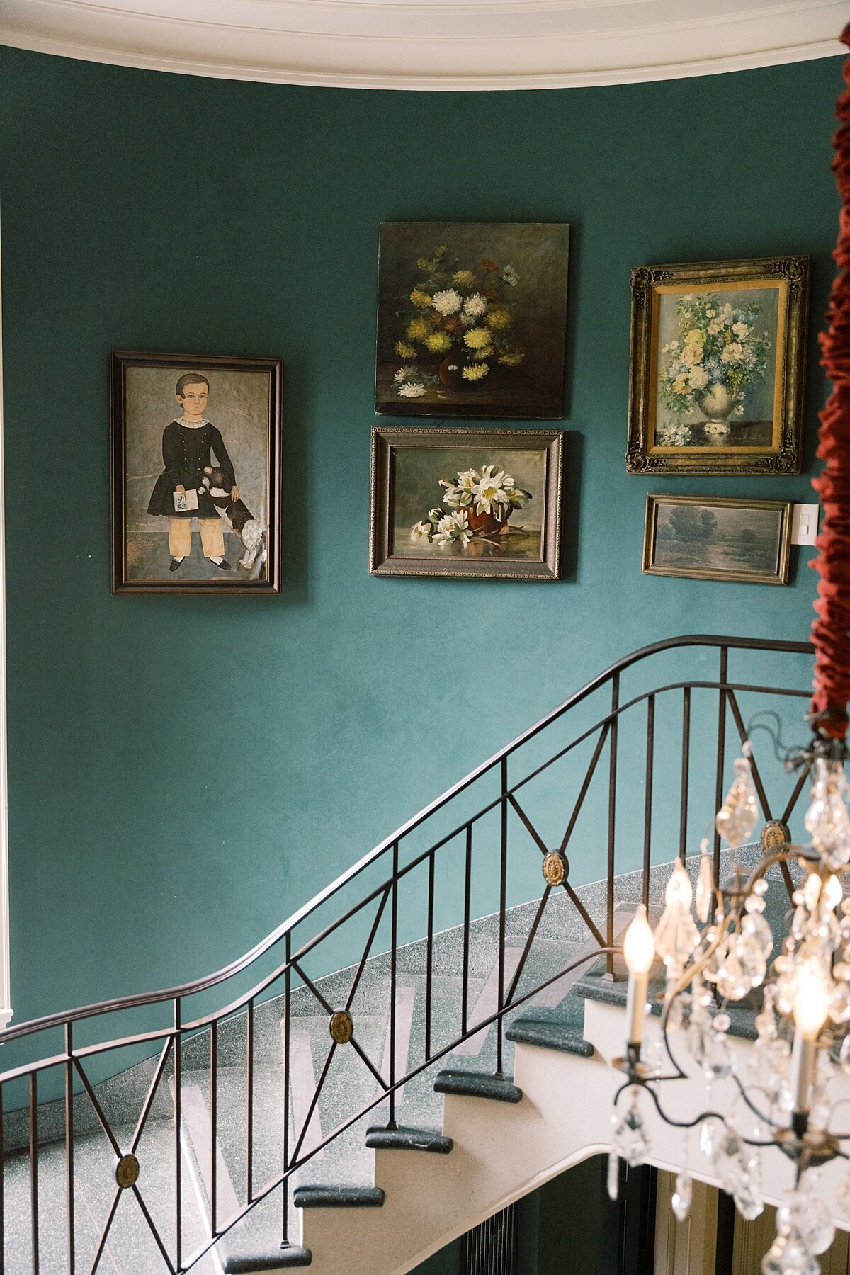 Portraits Hung in Greencrest Manor