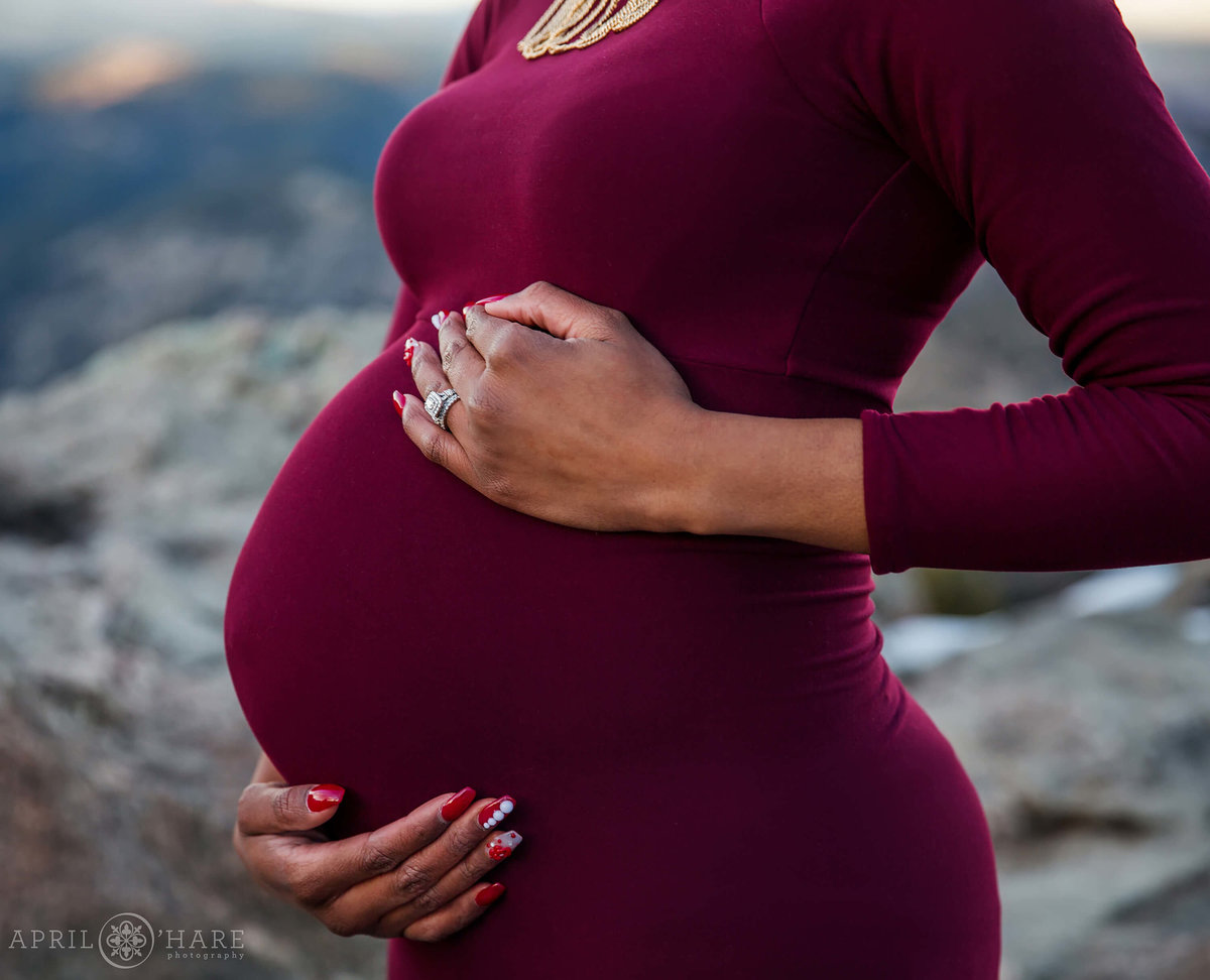Colorado Maternity Photographer Lost Gulch Lookout Boulder