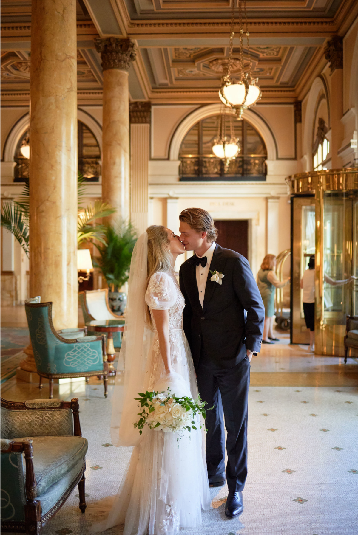 The photo at The Willard Intercontinental in Washington D.C. was taken by photographer Shawn Connell, with videographers Clayton Films capturing the event.