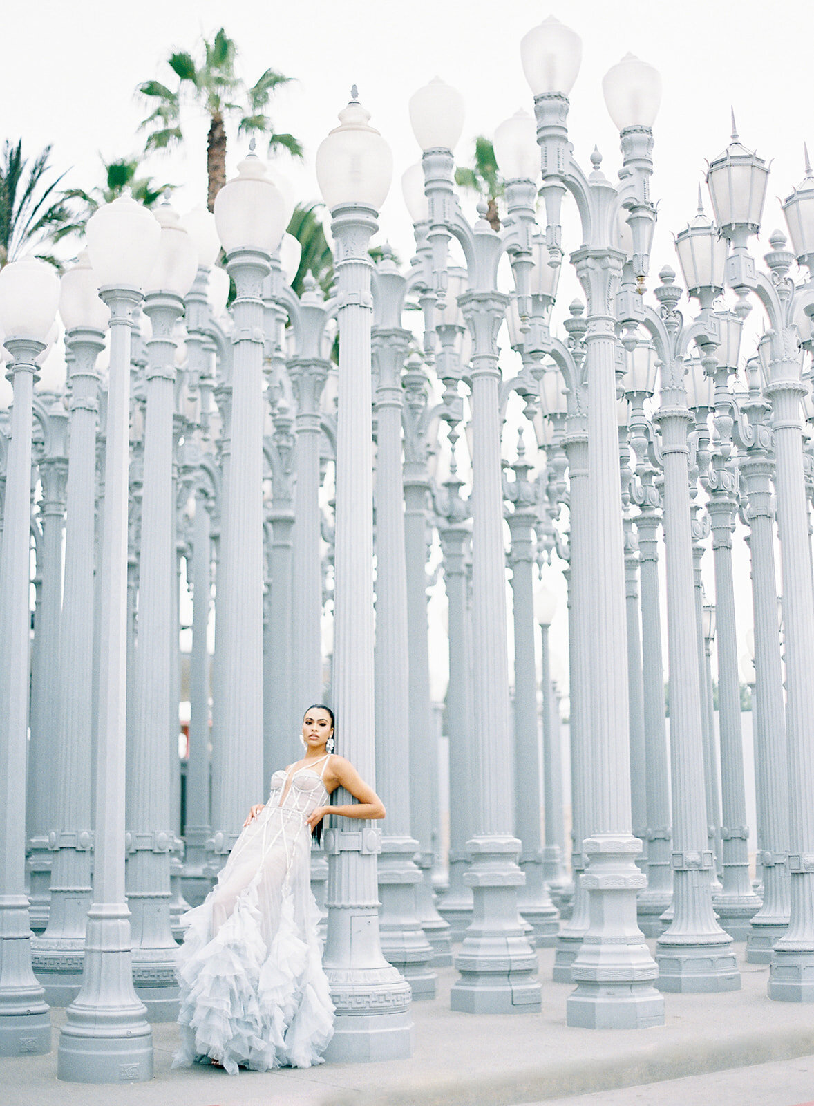 Los Angeles bridal portrait session
