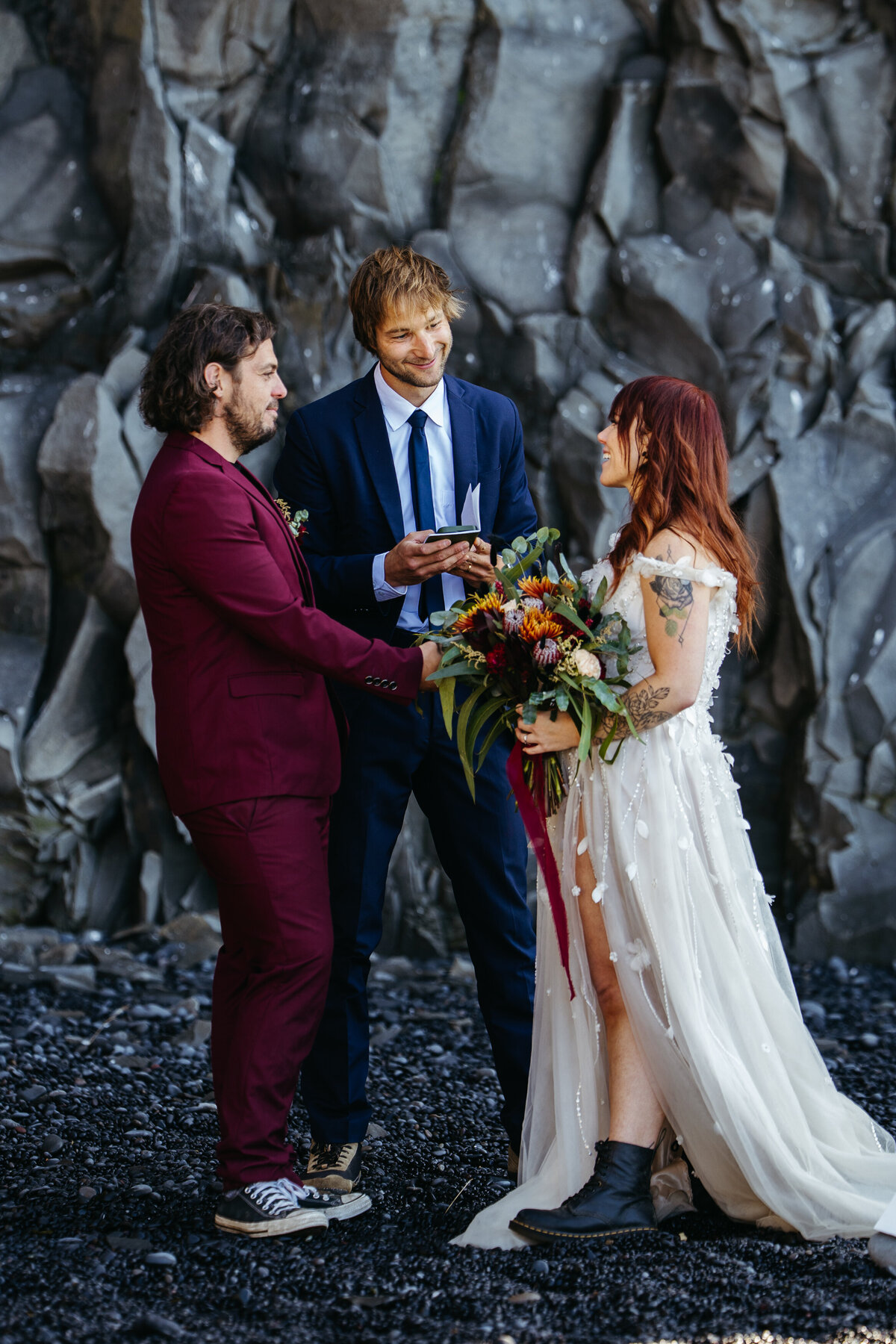 REYNISFJARA Iceland Elopement -39