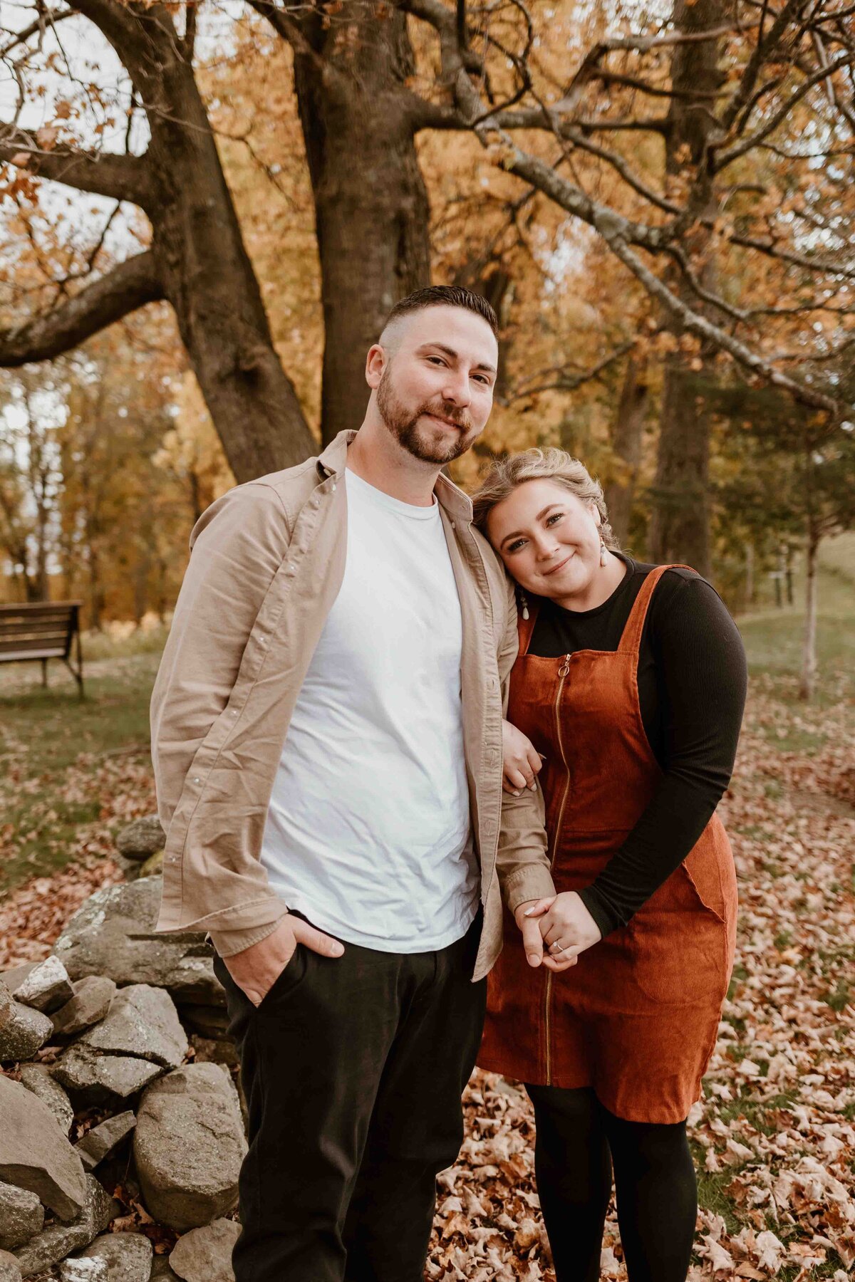 Engagement photoshoot in Hudson Valley.