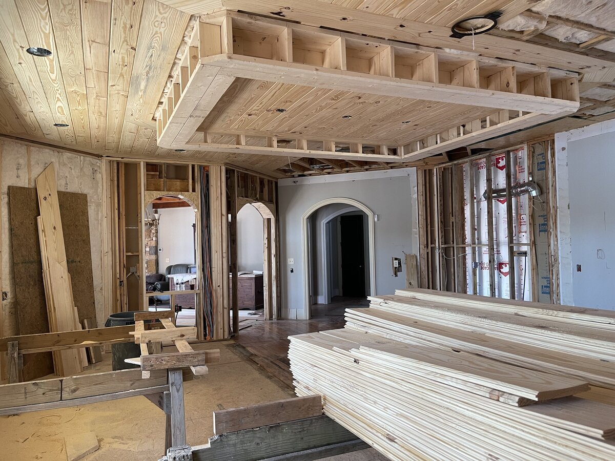 Demolition is done and framing has started to create a dream kitchen!