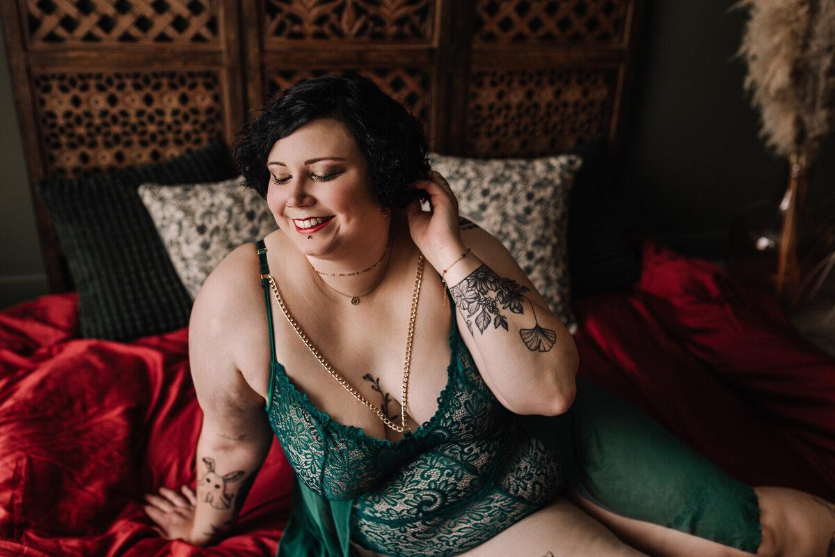 boudoirshoot-boudoirfotograaf-boudoirfotografie-gent-gentbrugge-selflove-zelfliefde-intiem portret-Oost Vlaanderen