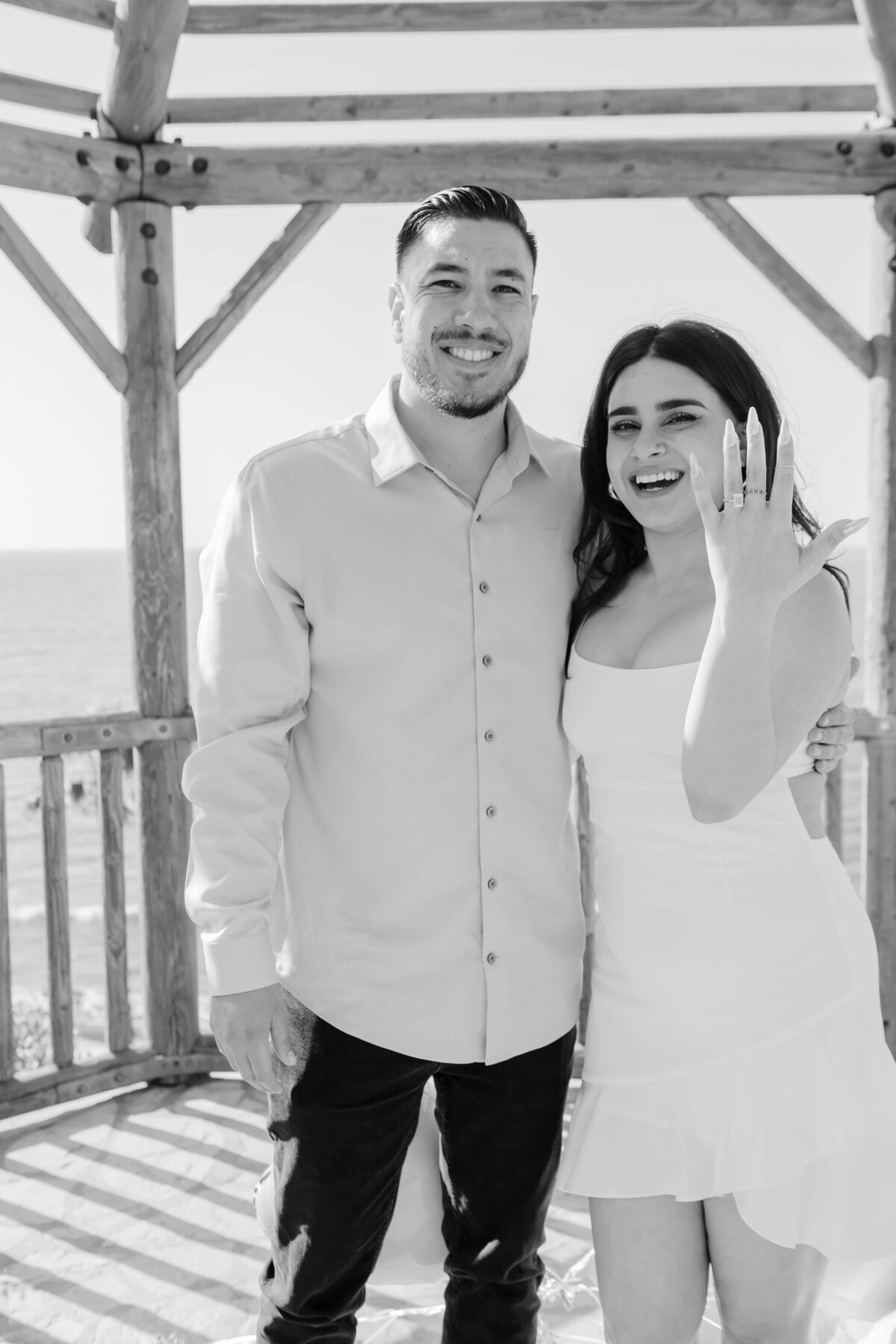 An Oceanside Surprise Proposal on El Matador Beach