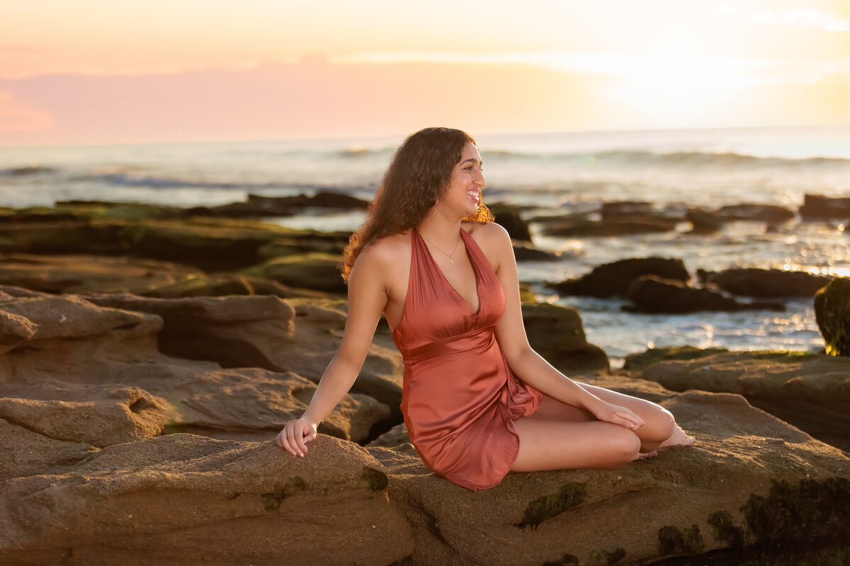 Holly Springs Senior Portraits at the beach