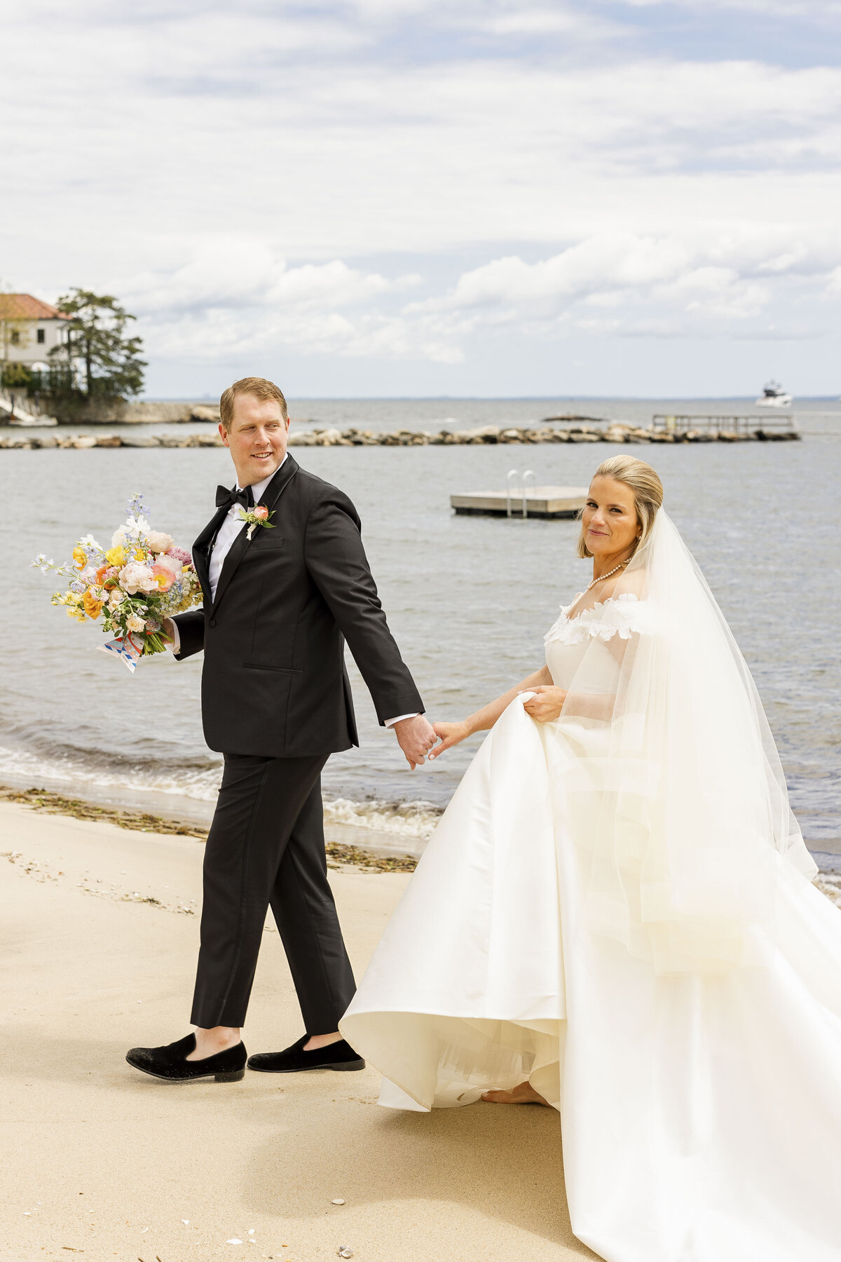Ashley Mac Photographs - East Coast Wedding Photographer - Jersey - New York - Connecticut - Shore Club Spring Wedding with Pops of Color -19
