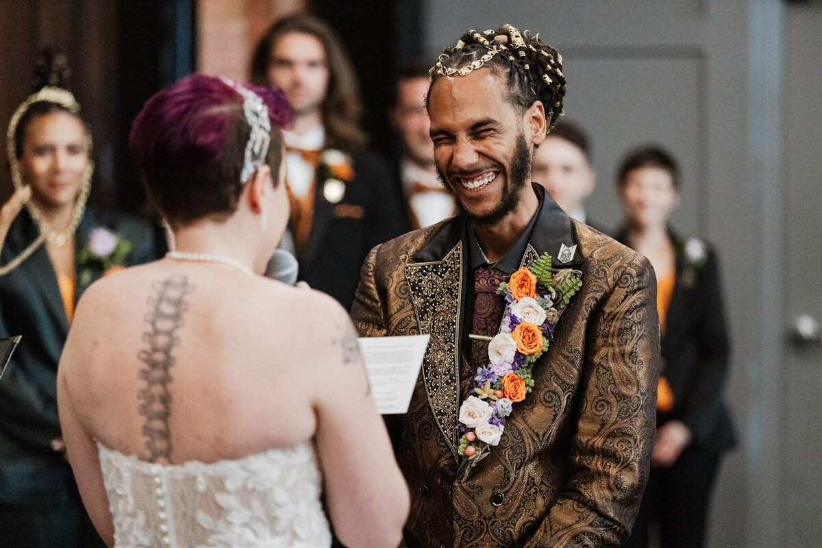20 - Armature Works Social Room Wedding Ceremony Vows - Tampa Bay Wedding Planner