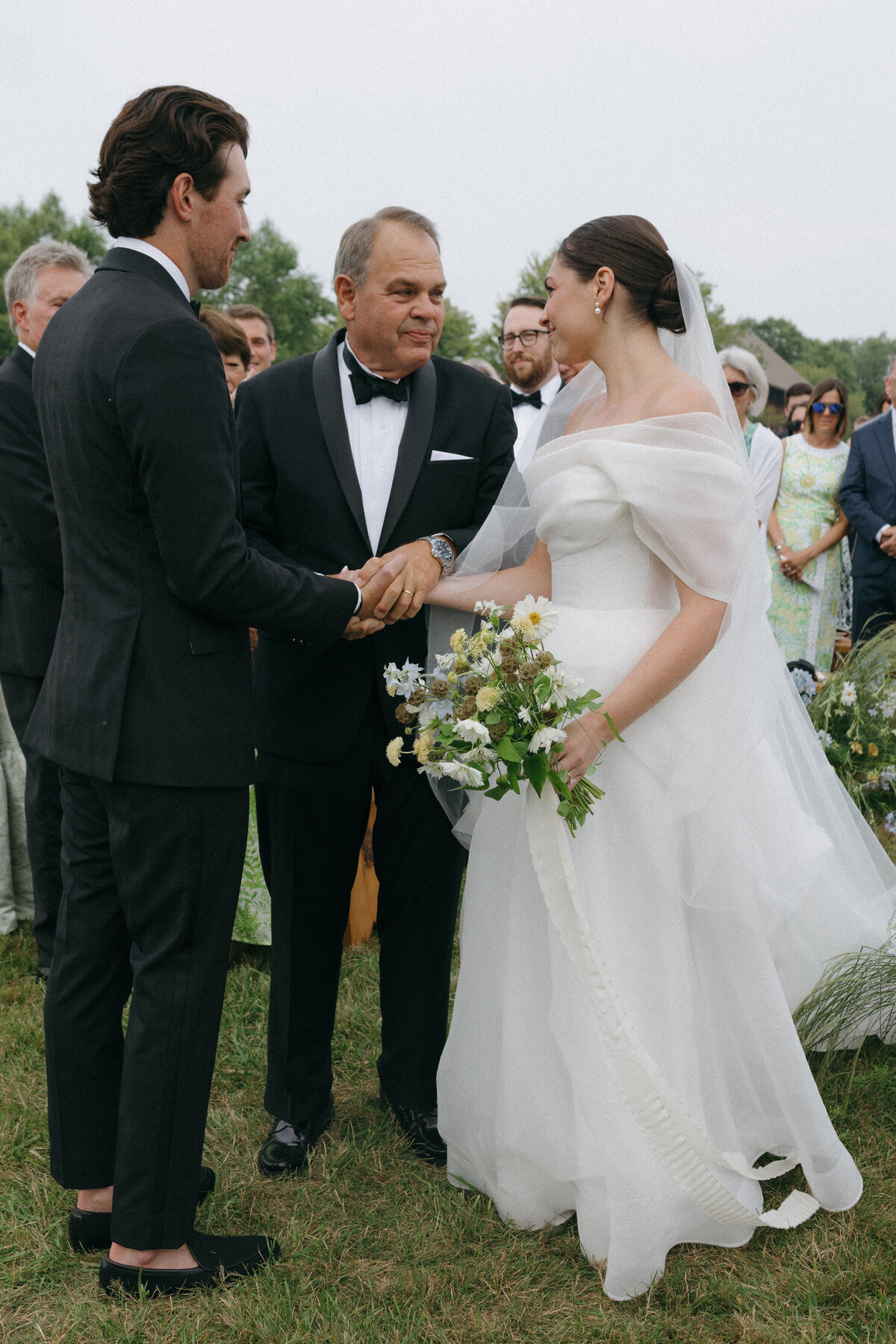 Artistic film photography capturing editorial elegance at Connecticut luxury destination wedding. Lauren Alatriste's fashion forward approach creates timeless wedding imagery that balances sophisticated composition with authentic emotional storytelling.