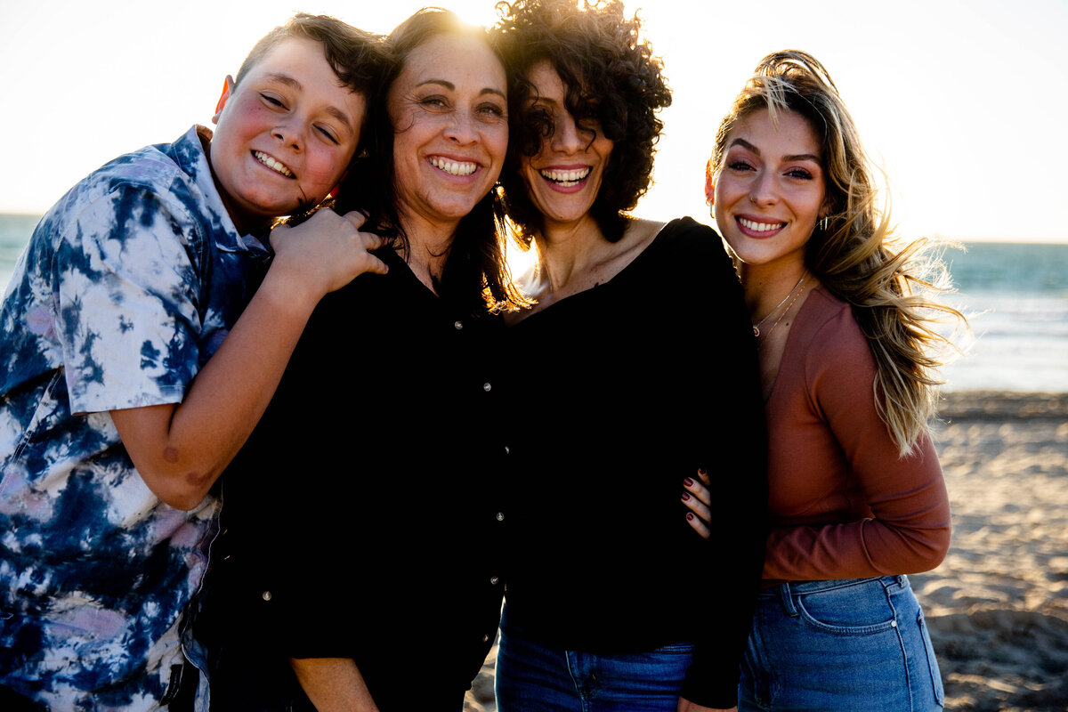Emily Beth Photo, Inclusive Family photographer, Queer family photography, Socal queer family 4