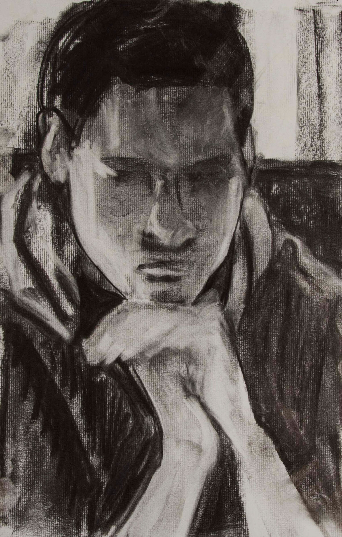 Untitled Charcoal on Paper