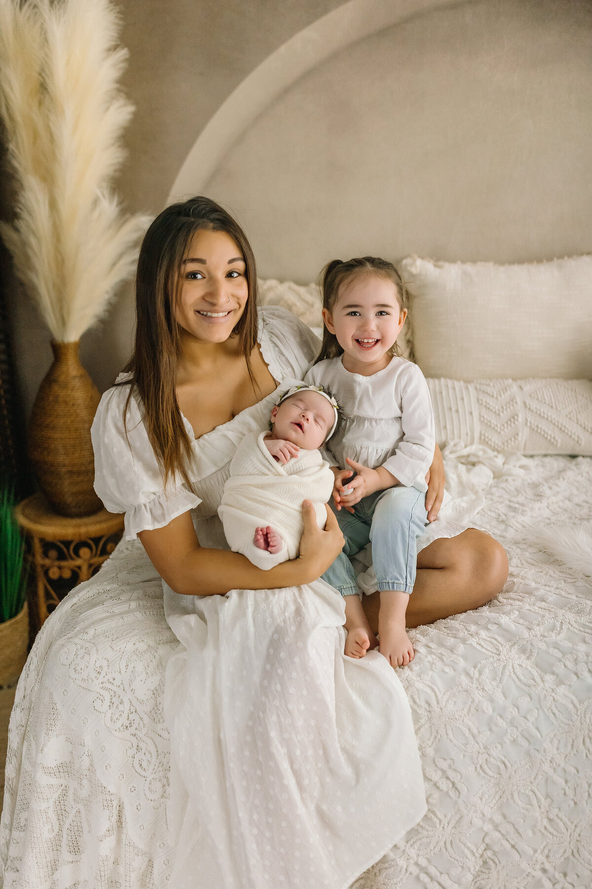 Mom, sister and baby girl