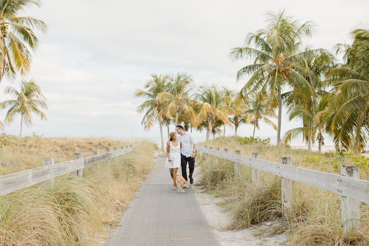 Crandon Beach Engagement Photography Session 1