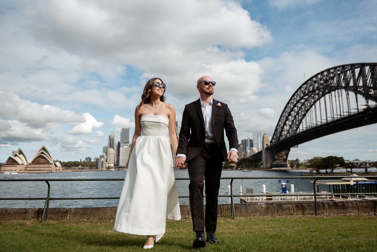 Bride-and-groom-wedding-day-the-rocks-sydney
