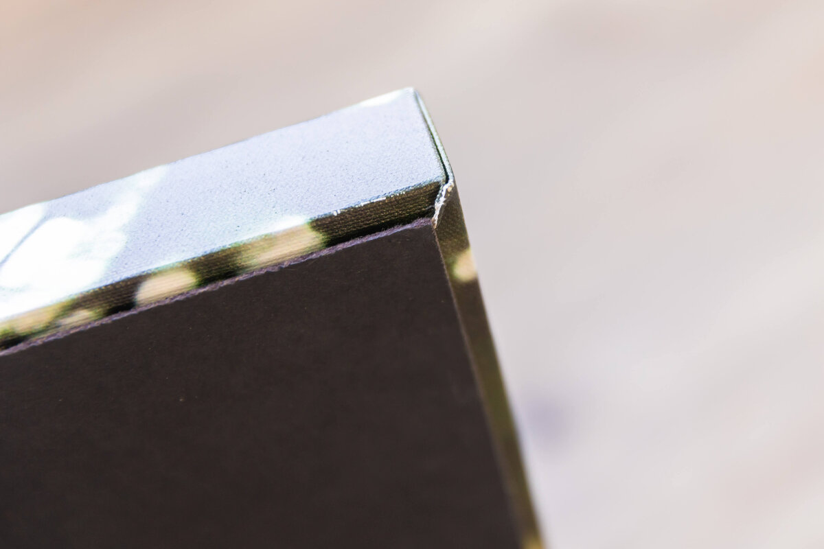 Thick, high quality wedding album by Nashville wedding photographer, Liz Courtney