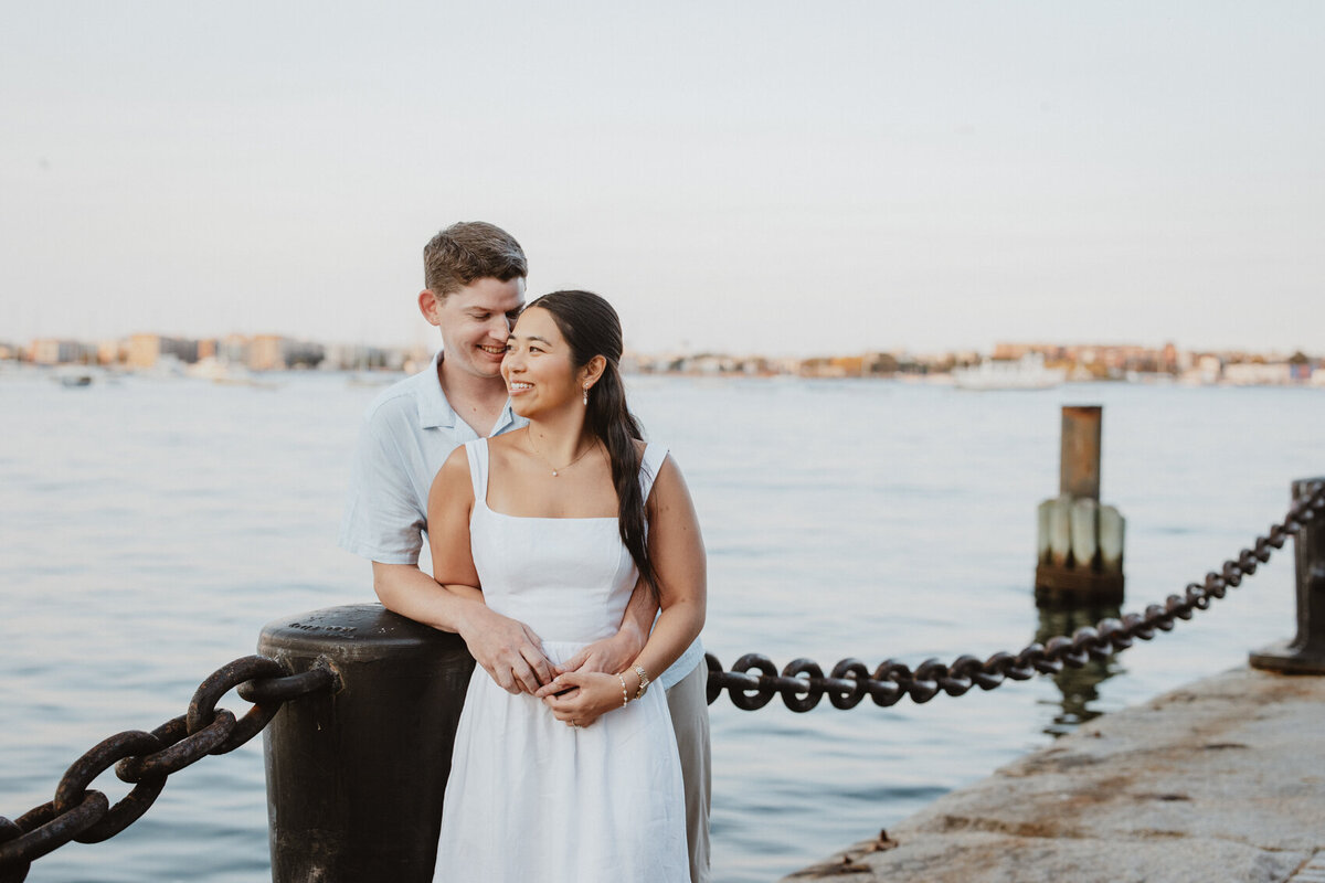 Boston Seaport Engagement Photos-New England Wedding Photographer-10497