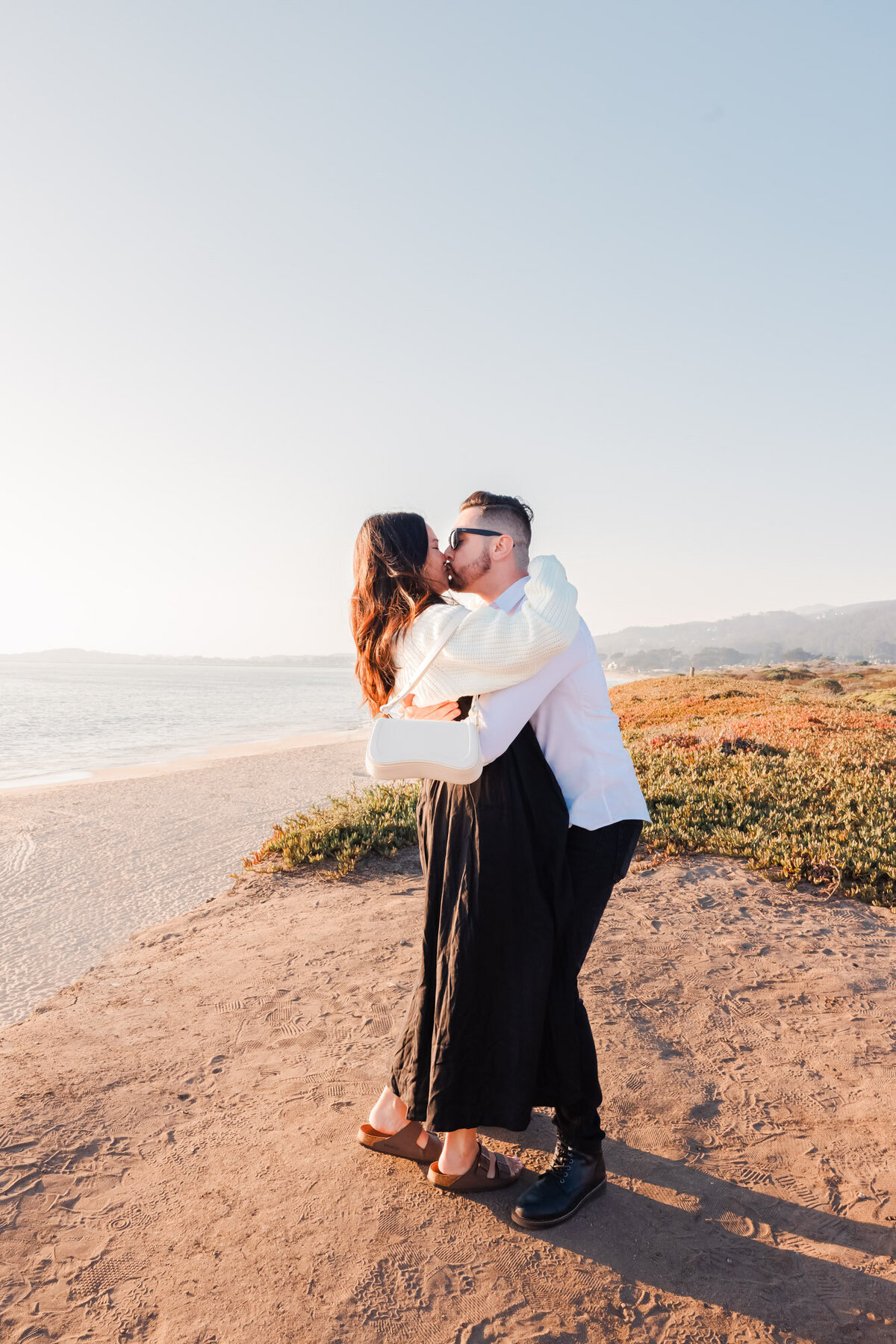 Kyle Woolum + Stephanie-Proposal Engagement-Half Moon Bay-Dunes Beach-San Francisco Wedding Photographer-San Francisco Photographer-Half Moon Bay Photographer-Emily Pillon Photography-S-092323-11